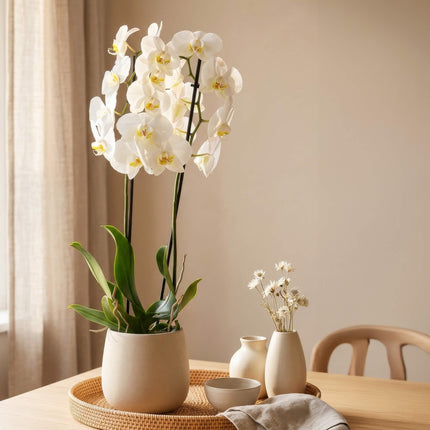White Affair - Phalaenopsis Orchid image 2